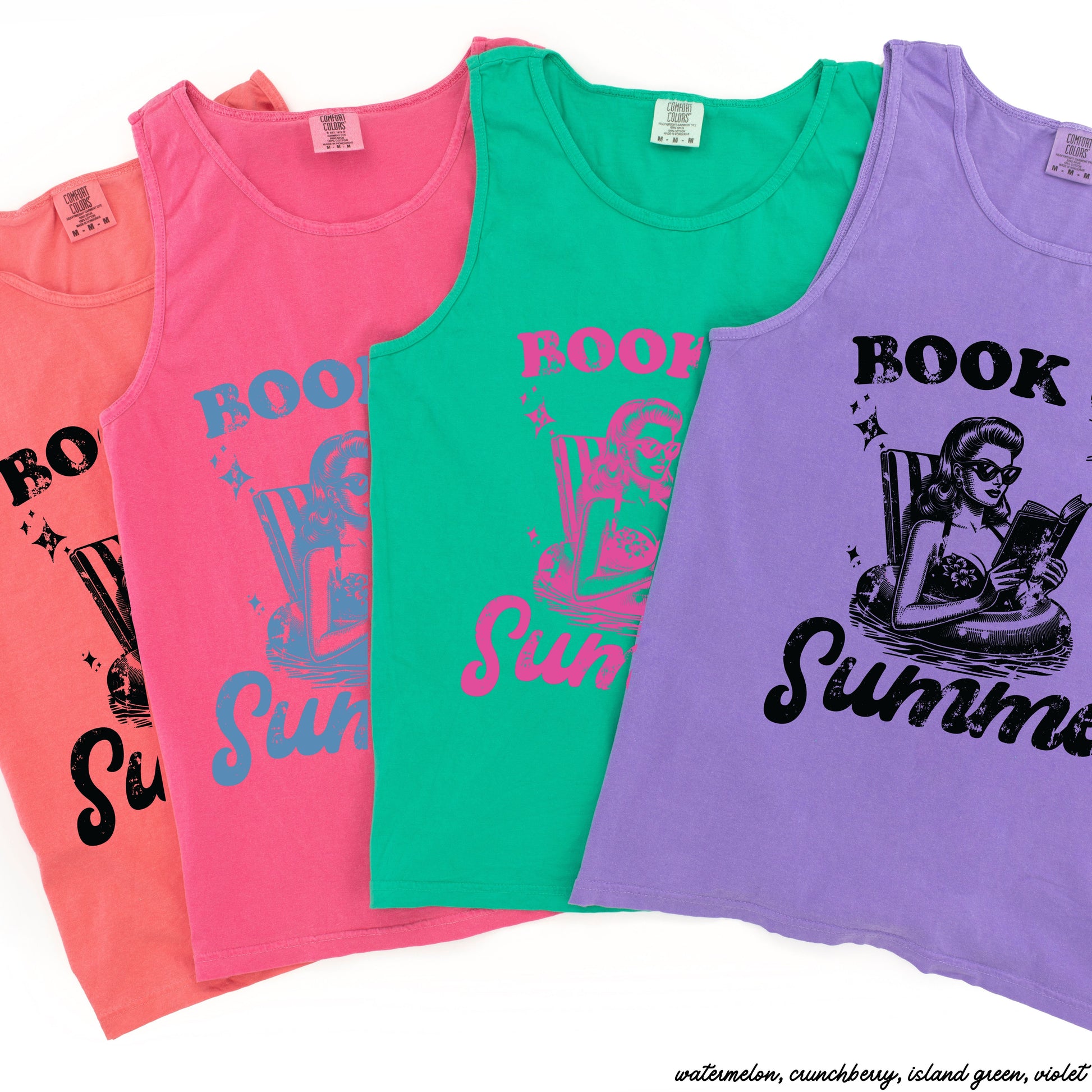 Book Girl Summer Tank *8 Colors (S-3X) Chloe Vs Tank The Boutique