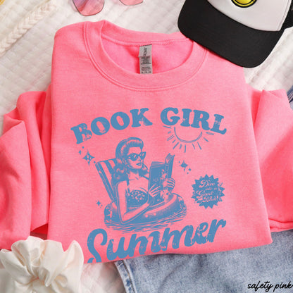 Book Girl Summer Sweatshirt *5 Colors (S-3X) Chloe Vs Tank The Boutique