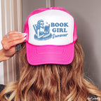 Book Girl Summer Trucker Hat *8 COLORS Chloe Vs Tank The Boutique