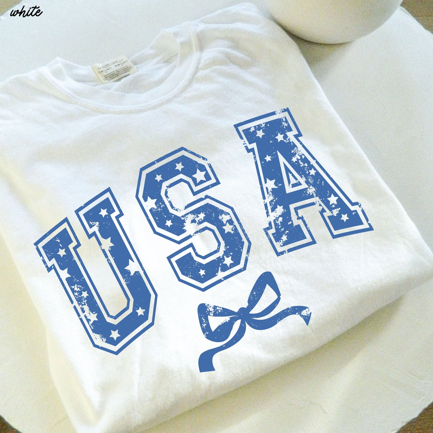USA Star Coquette Tee *10 Colors (S-3X) Chloe Vs Tank The Boutique