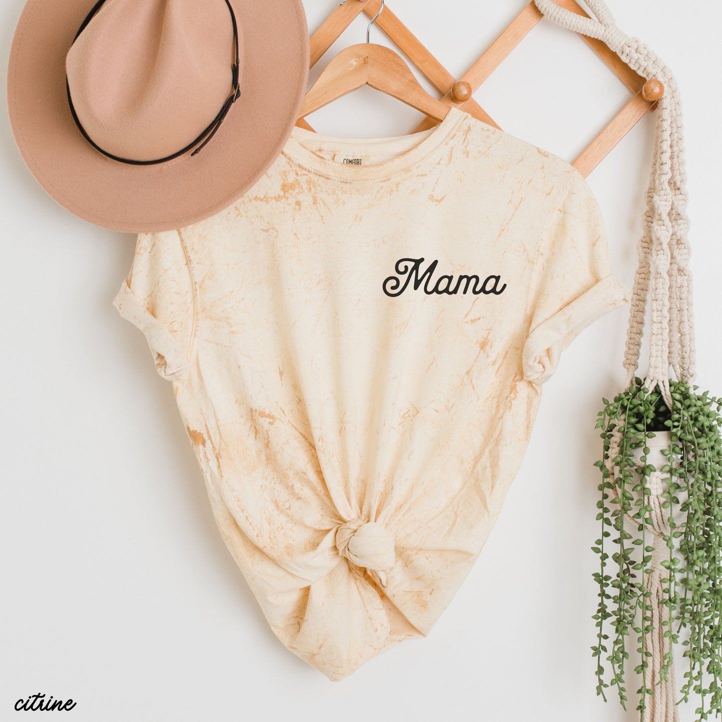 Mama Pocket Colorblast Tee *6 Colors (S-3X) Chloe Vs Tank The Boutique