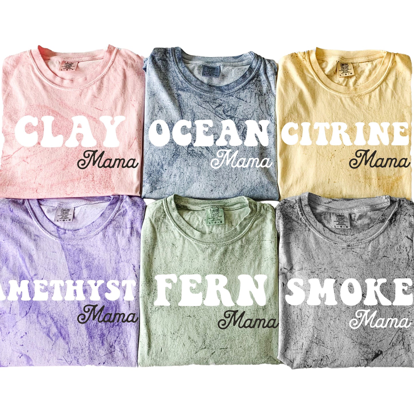 Mama Pocket Colorblast Tee *6 Colors (S-3X) Chloe Vs Tank The Boutique
