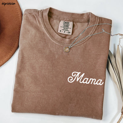 Mama Pocket Tee *12 Colors (S-3X) Chloe Vs Tank The Boutique