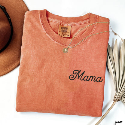 Mama Pocket Tee *12 Colors (S-3X) Chloe Vs Tank The Boutique