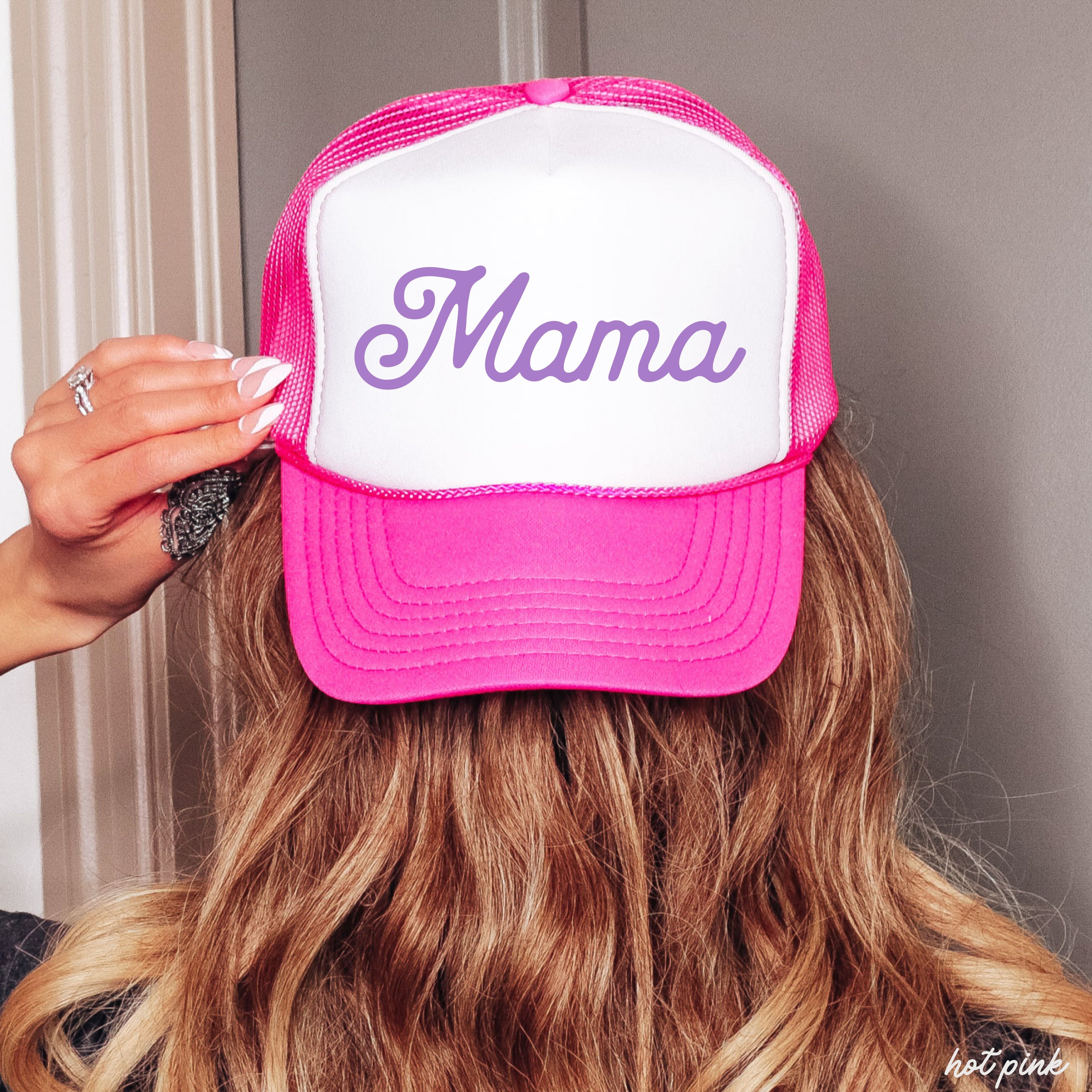 Mama Pocket Trucker Hat *10 Colors Chloe Vs Tank The Boutique