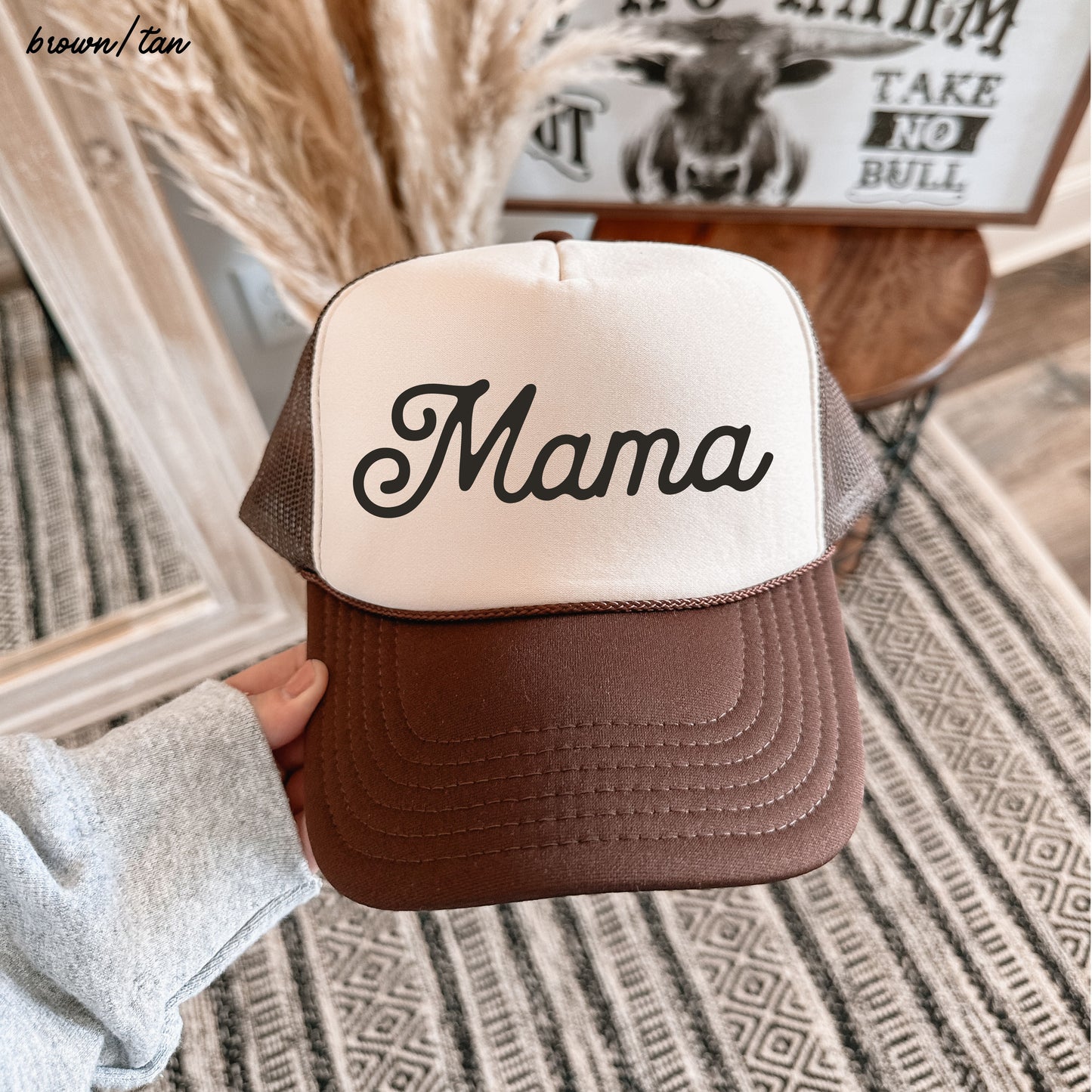 Mama Pocket Trucker Hat *10 Colors Chloe Vs Tank The Boutique
