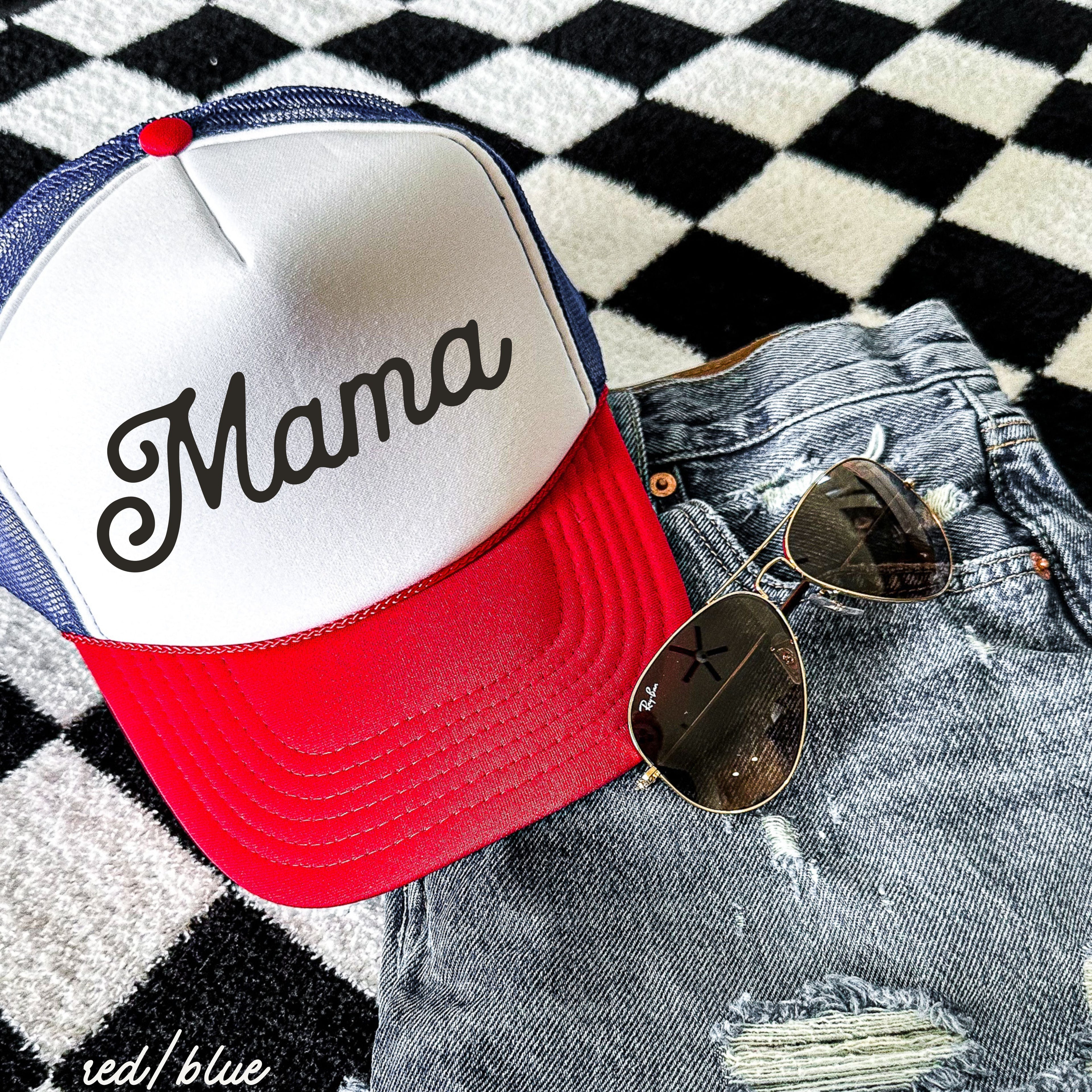 Mama Pocket Trucker Hat *10 Colors Chloe Vs Tank The Boutique