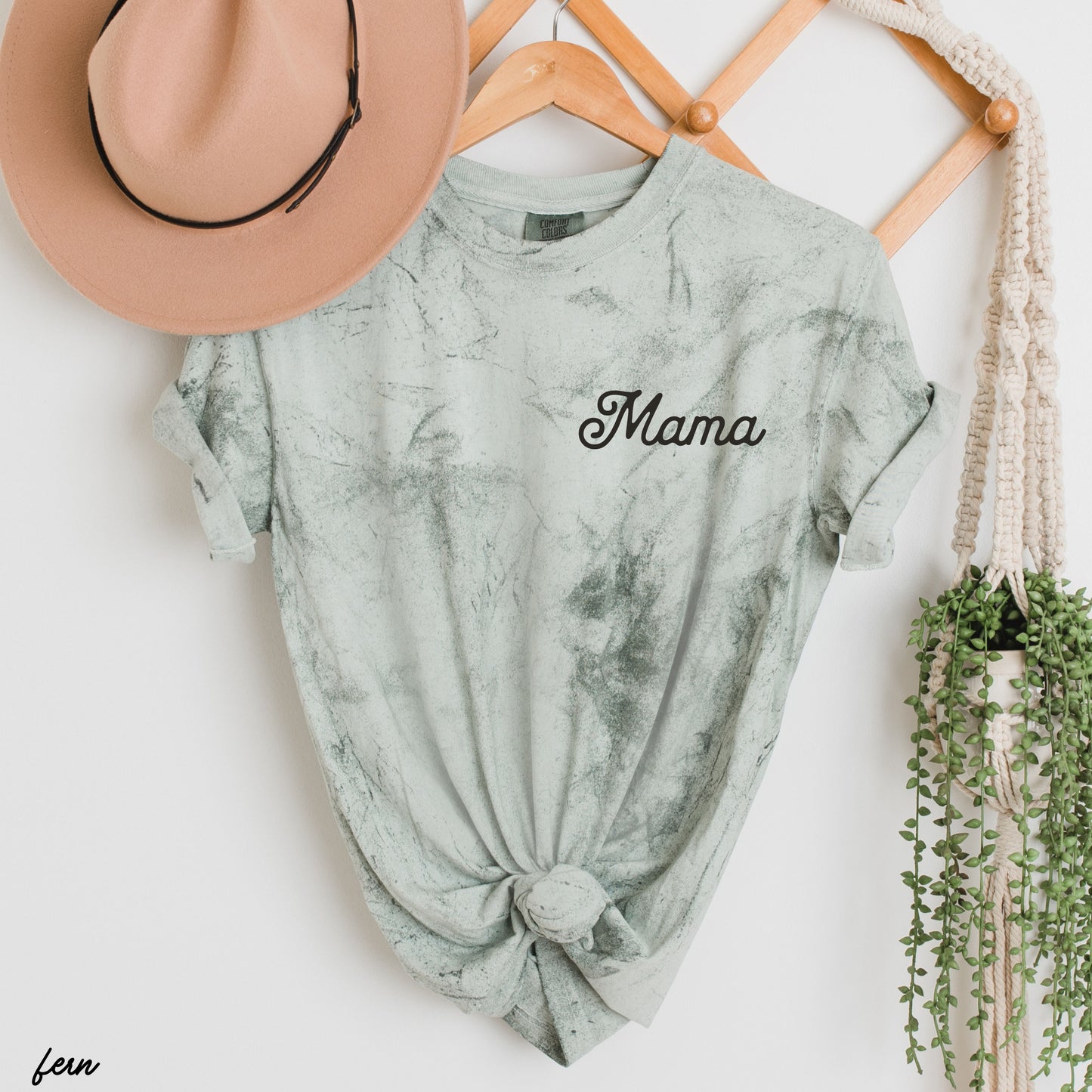 Mama Pocket Colorblast Tee *6 Colors (S-3X) Chloe Vs Tank The Boutique