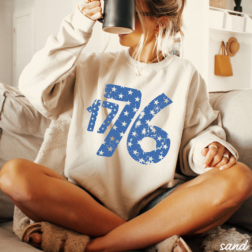1776 Stars Sweatshirt *3 Colors (S-3X) Chloe Vs Tank The Boutique