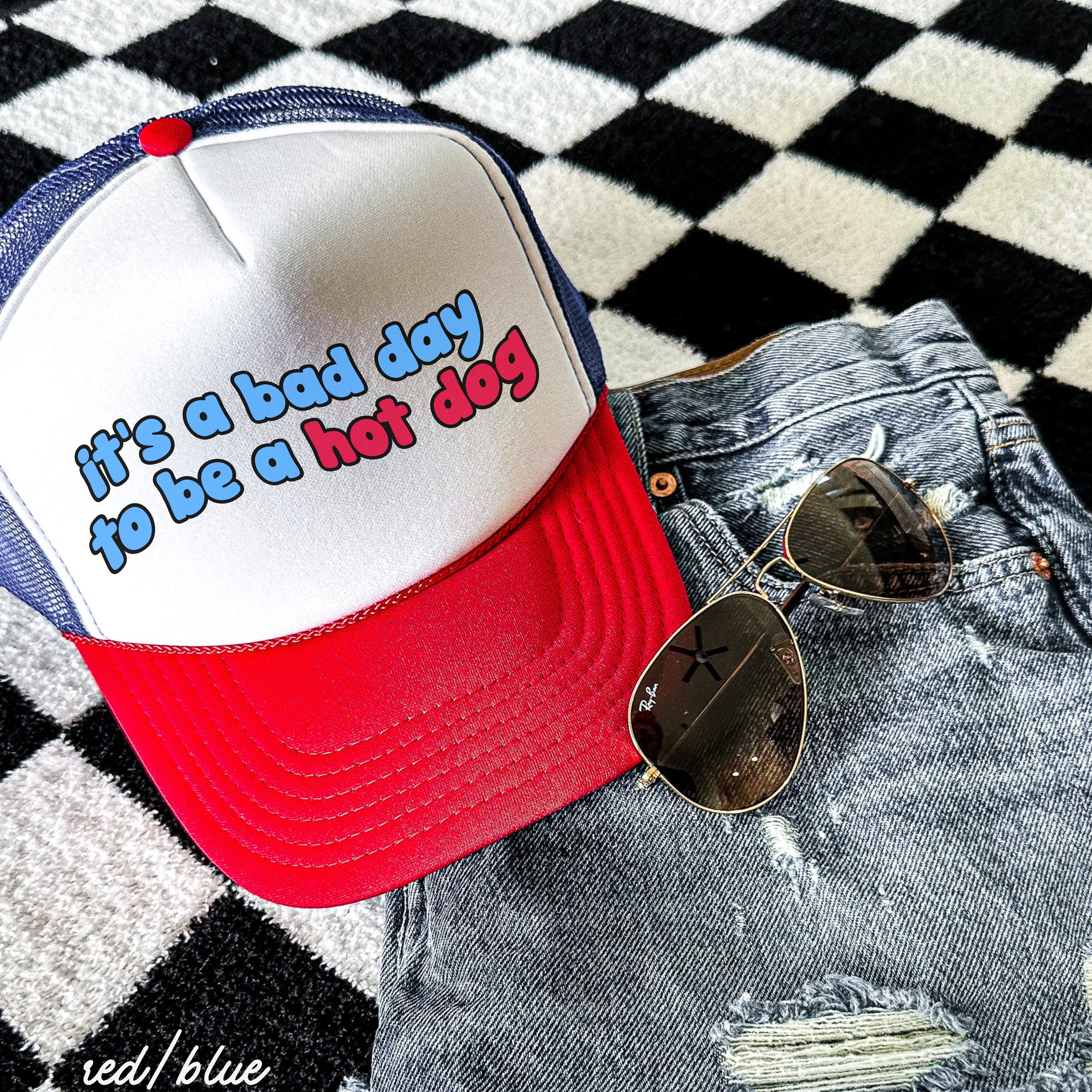 Hot Dog Trucker Hat *7 COLORS Chloe Vs Tank The Boutique