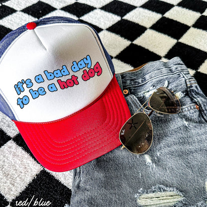 Hot Dog Trucker Hat *7 COLORS Chloe Vs Tank The Boutique