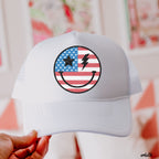 Happy USA Trucker Hat *8 COLORS Chloe Vs Tank The Boutique