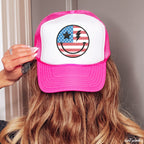 Happy USA Trucker Hat *8 COLORS Chloe Vs Tank The Boutique