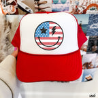 Happy USA Trucker Hat *8 COLORS Chloe Vs Tank The Boutique