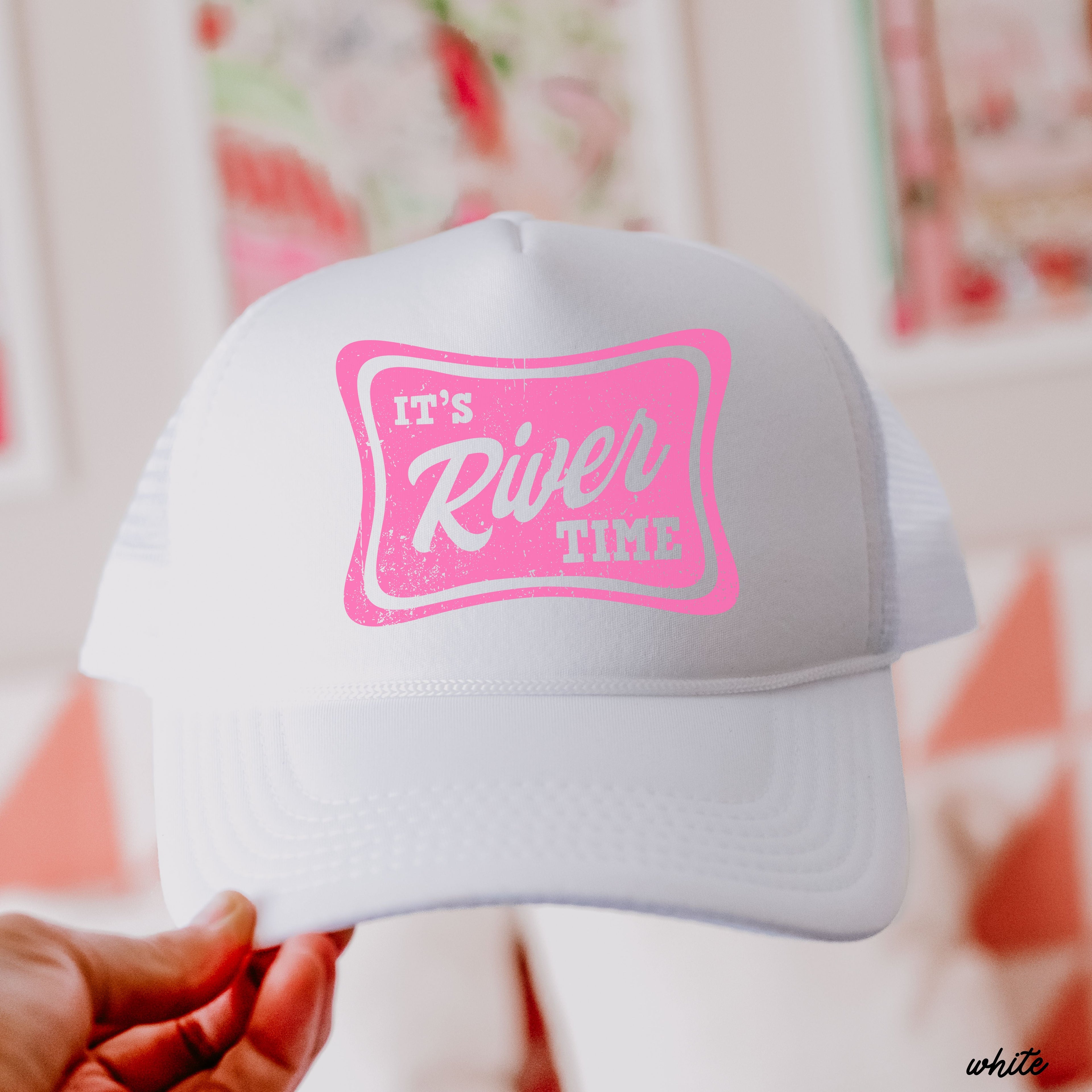 It's River Time Trucker Hat *9 COLORS Chloe Vs Tank The Boutique