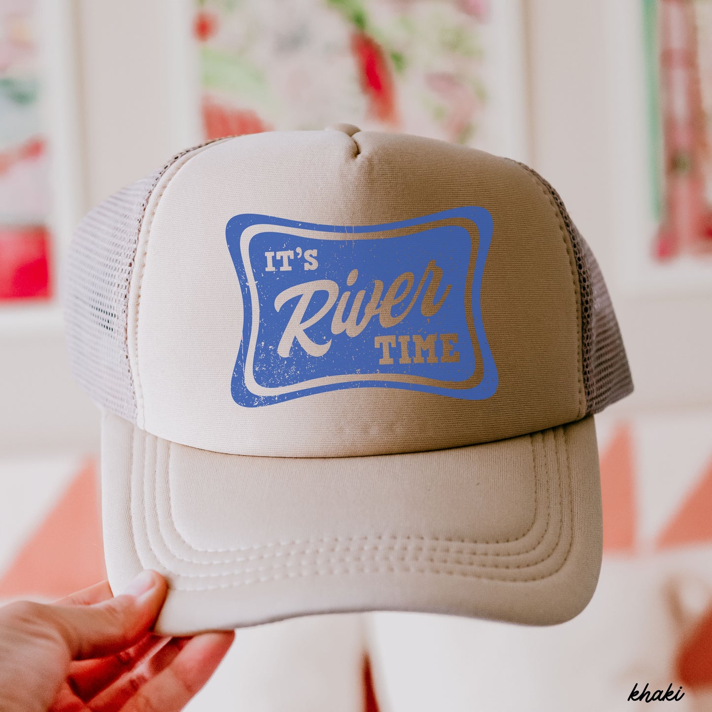 It's River Time Trucker Hat *9 COLORS Chloe Vs Tank The Boutique