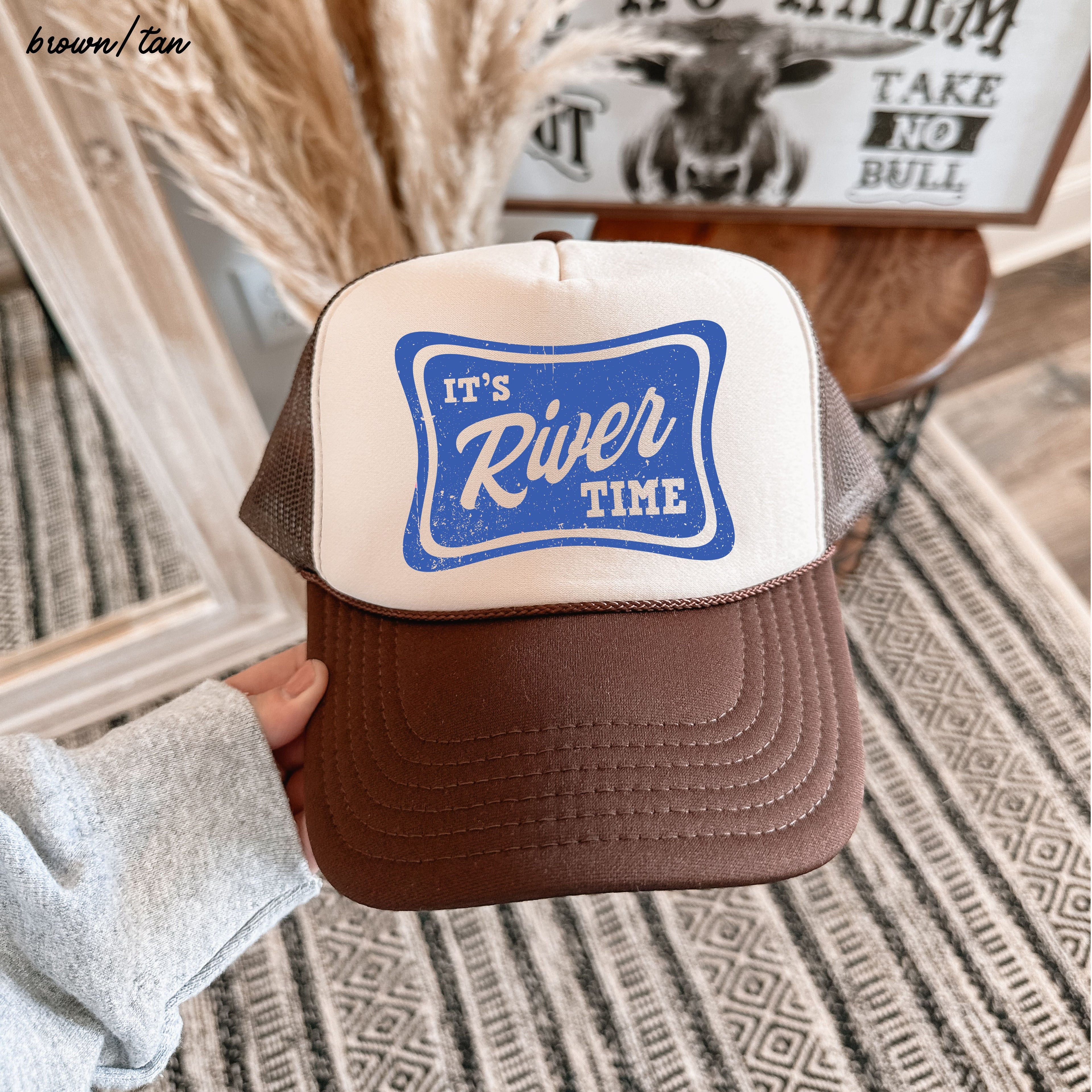 It's River Time Trucker Hat *9 COLORS Chloe Vs Tank The Boutique