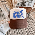 It's Lake Time Trucker Hat *9 COLORS Chloe Vs Tank The Boutique