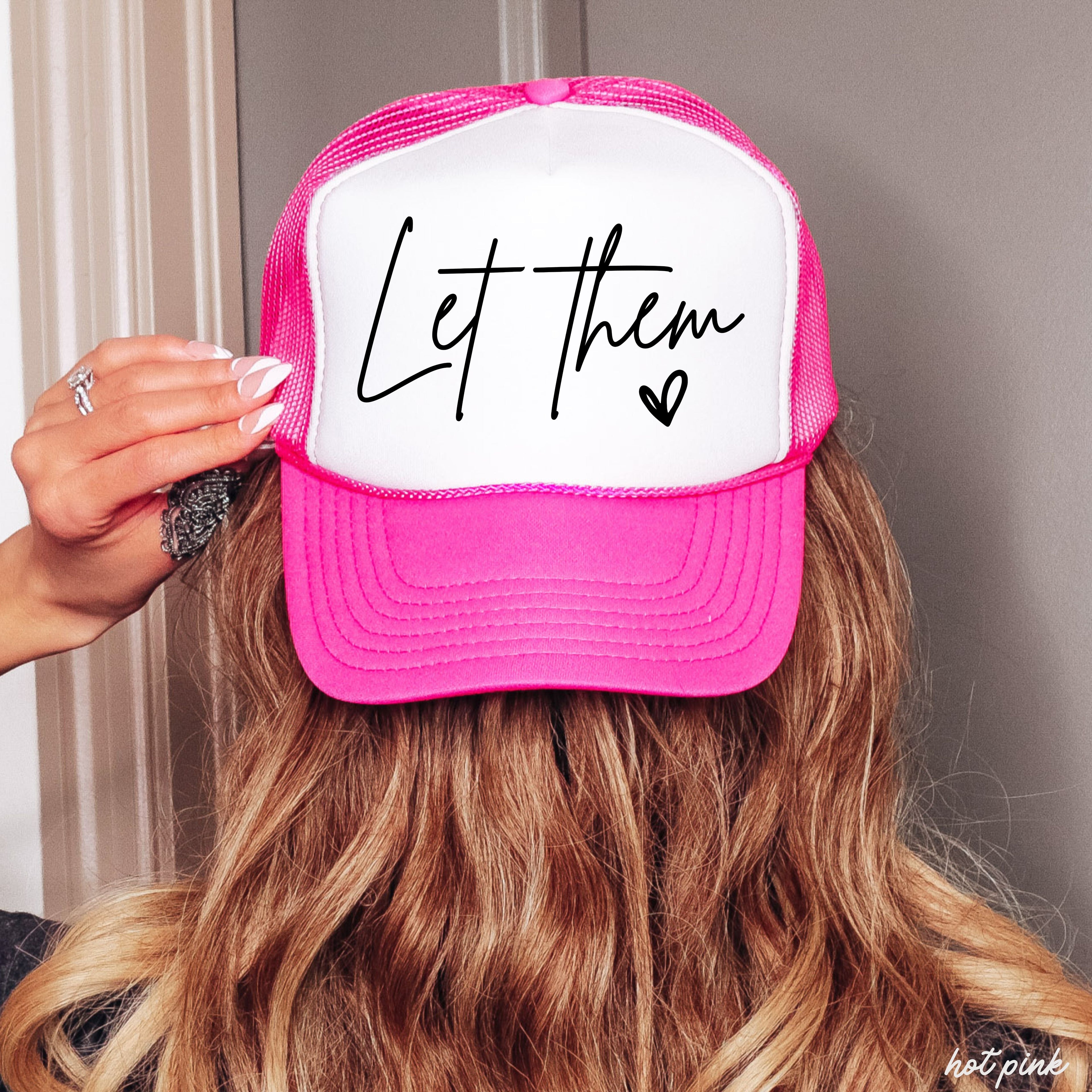 Let Them Trucker Hat *9 Colors Chloe Vs Tank The Boutique