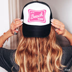 It's Beach Time Trucker Hat *9 COLORS Chloe Vs Tank The Boutique