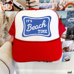 It's Beach Time Trucker Hat *9 COLORS Chloe Vs Tank The Boutique