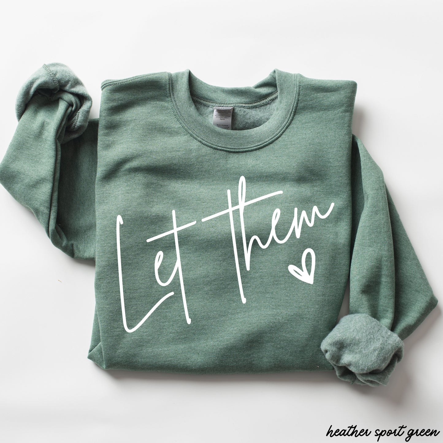 Let Them Sweatshirt *9 Colors (S-3X) Chloe Vs Tank The Boutique