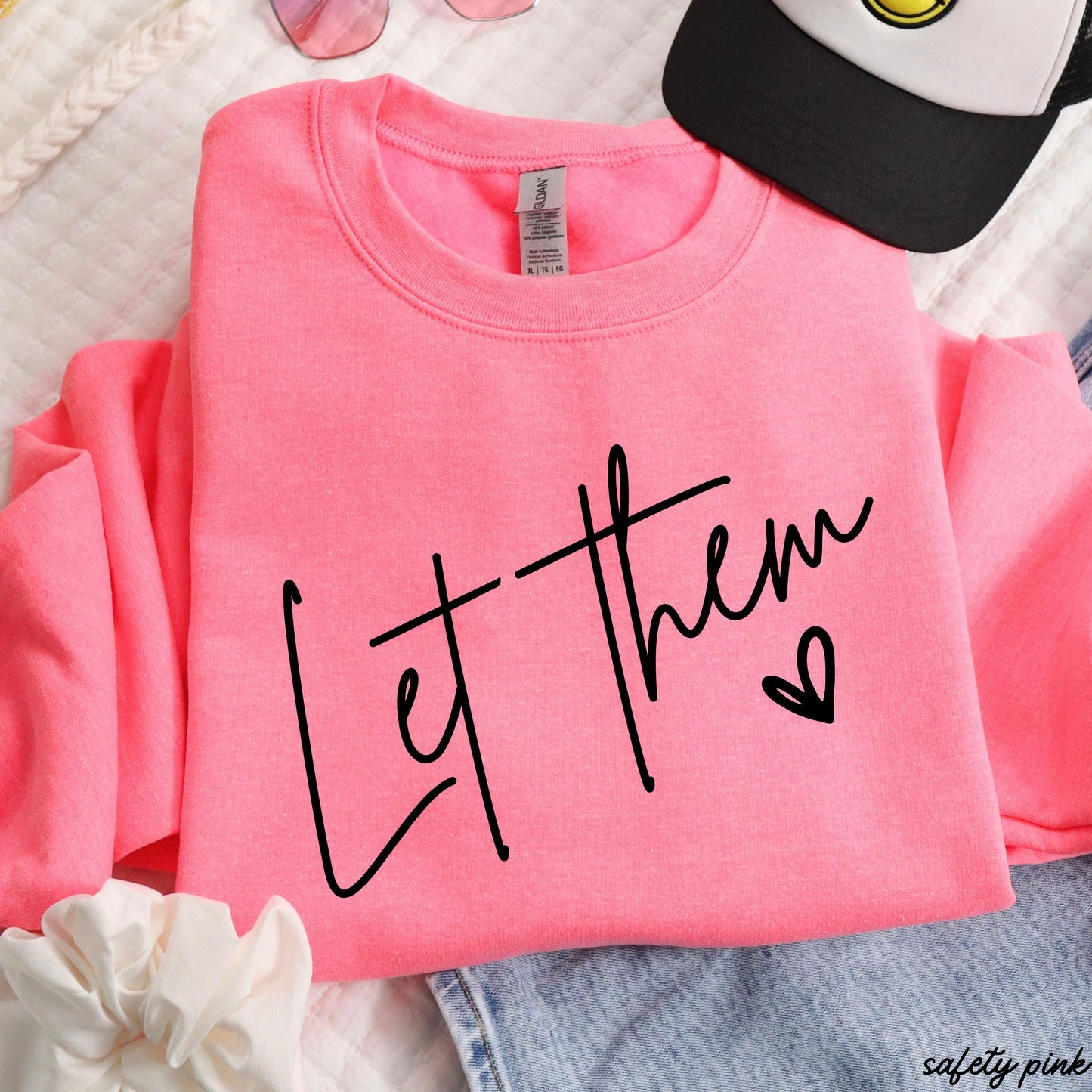 Let Them Sweatshirt *9 Colors (S-3X) Chloe Vs Tank The Boutique