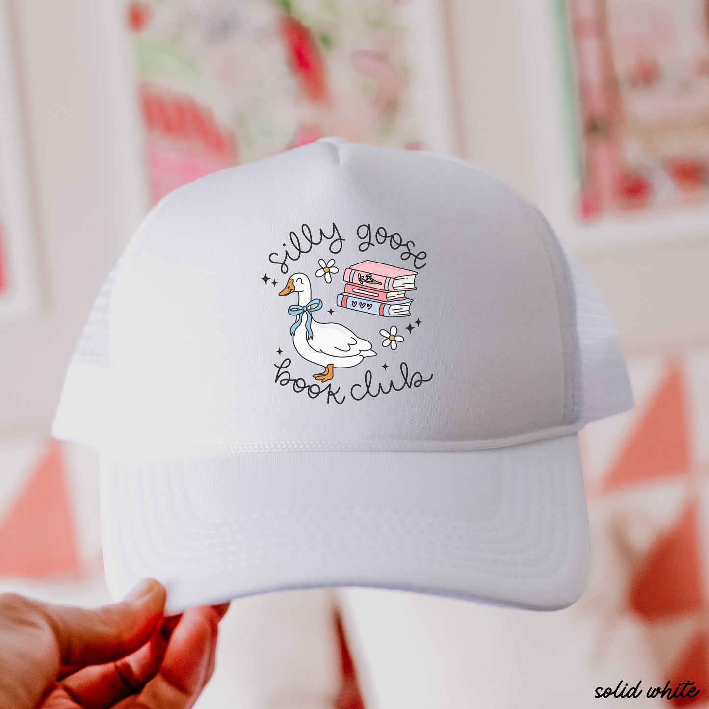 Silly Goose Book Club Trucker Hat *13 COLORS Chloe Vs Tank The Boutique
