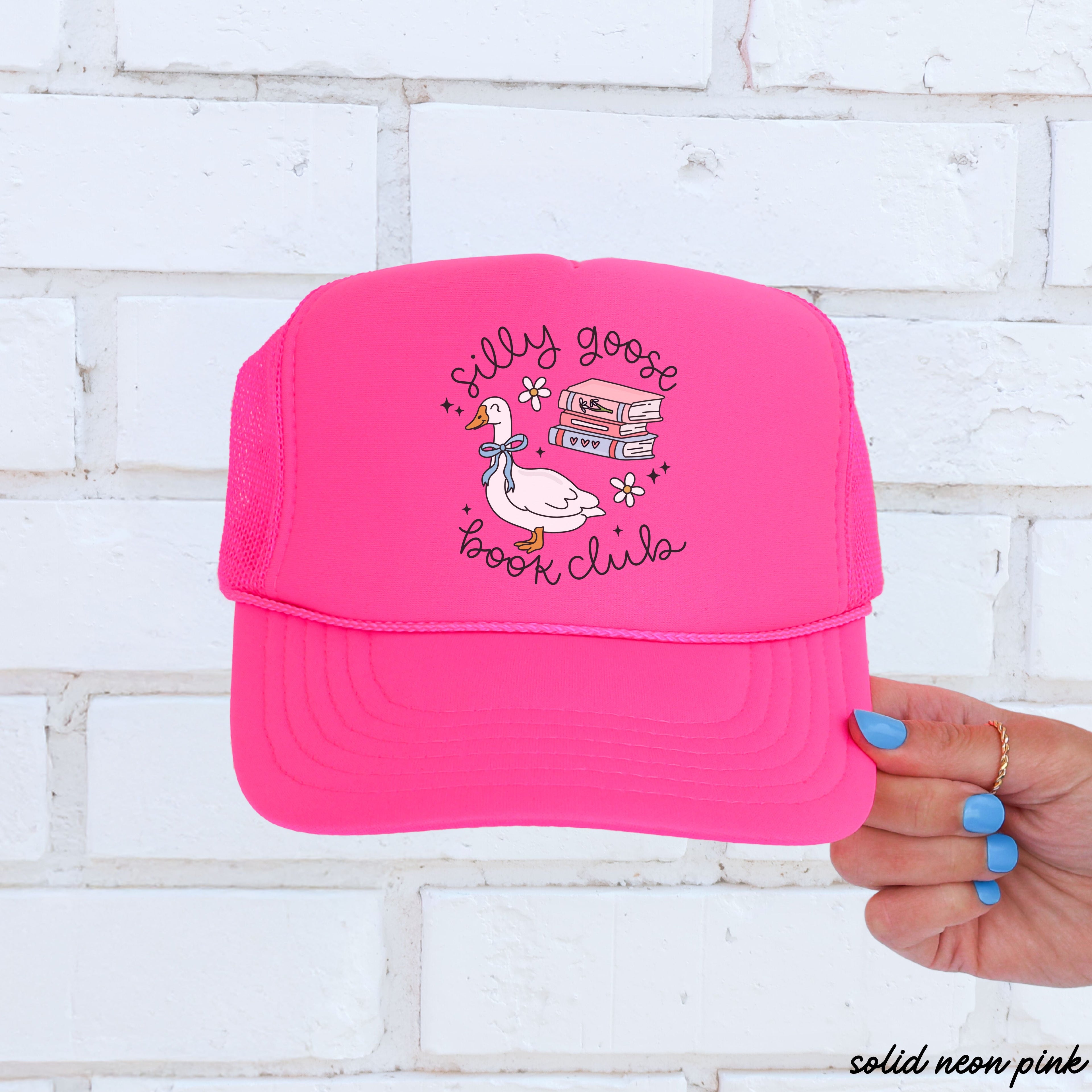 Silly Goose Book Club Trucker Hat *13 COLORS Chloe Vs Tank The Boutique