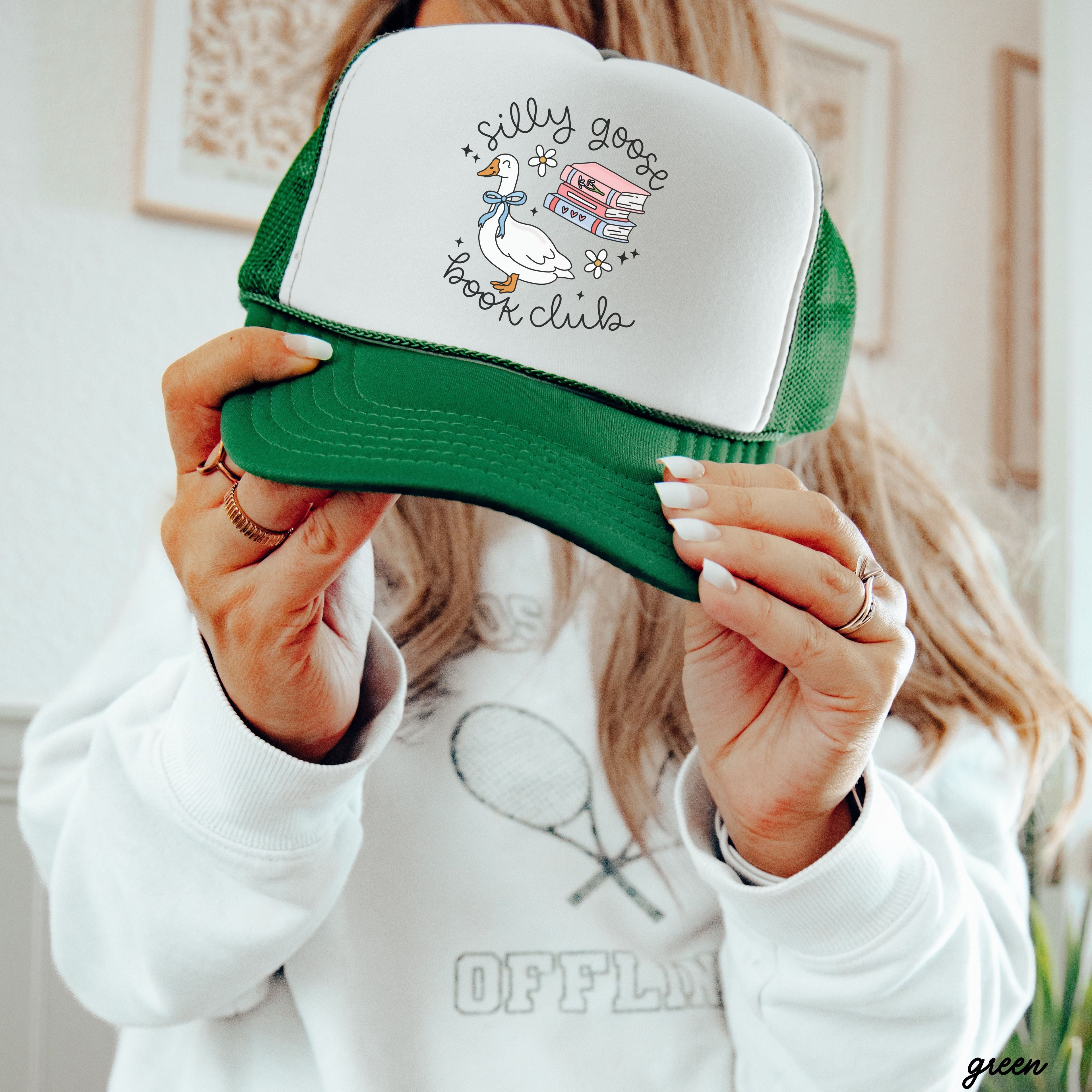 Silly Goose Book Club Trucker Hat *13 COLORS Chloe Vs Tank The Boutique