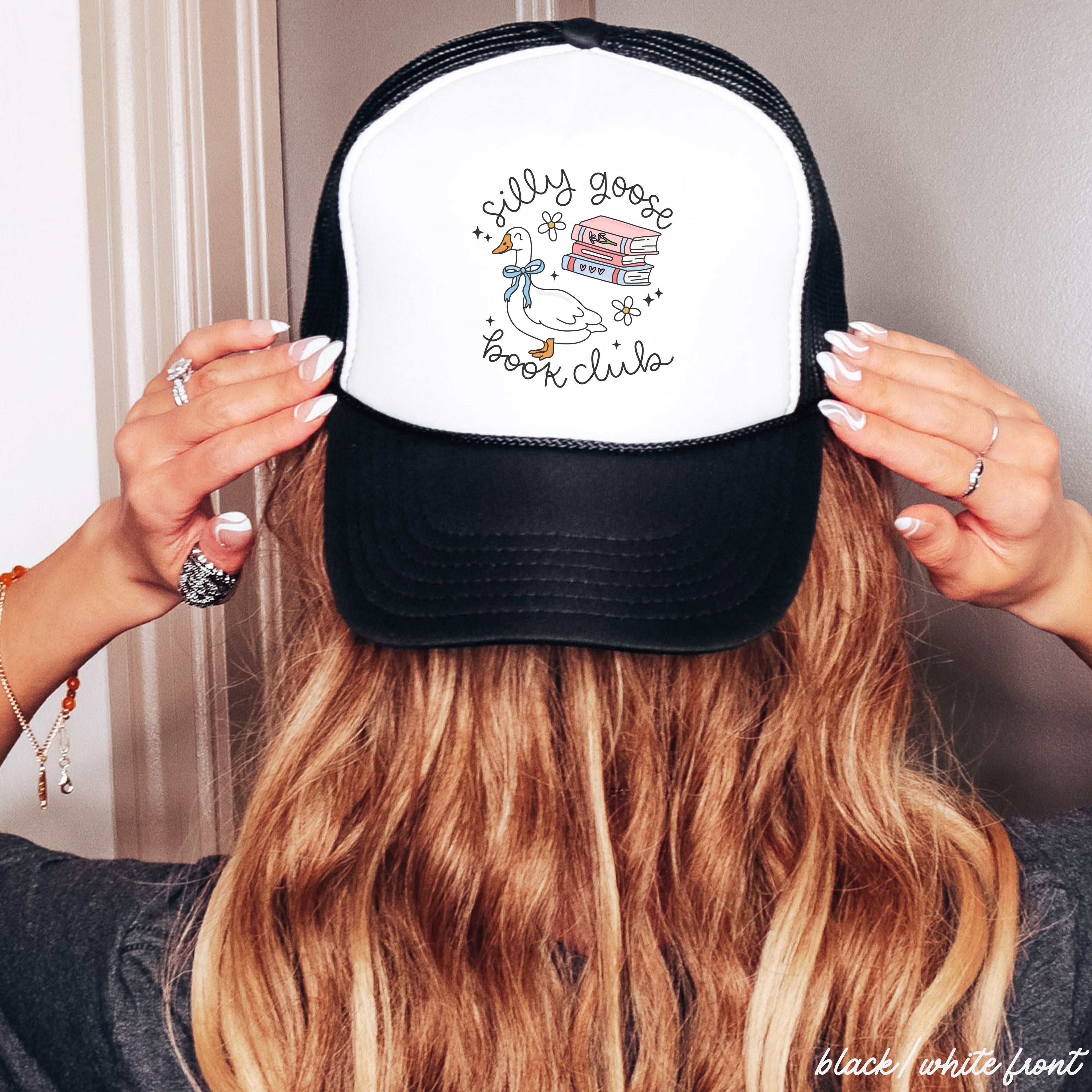 Silly Goose Book Club Trucker Hat *13 COLORS Chloe Vs Tank The Boutique
