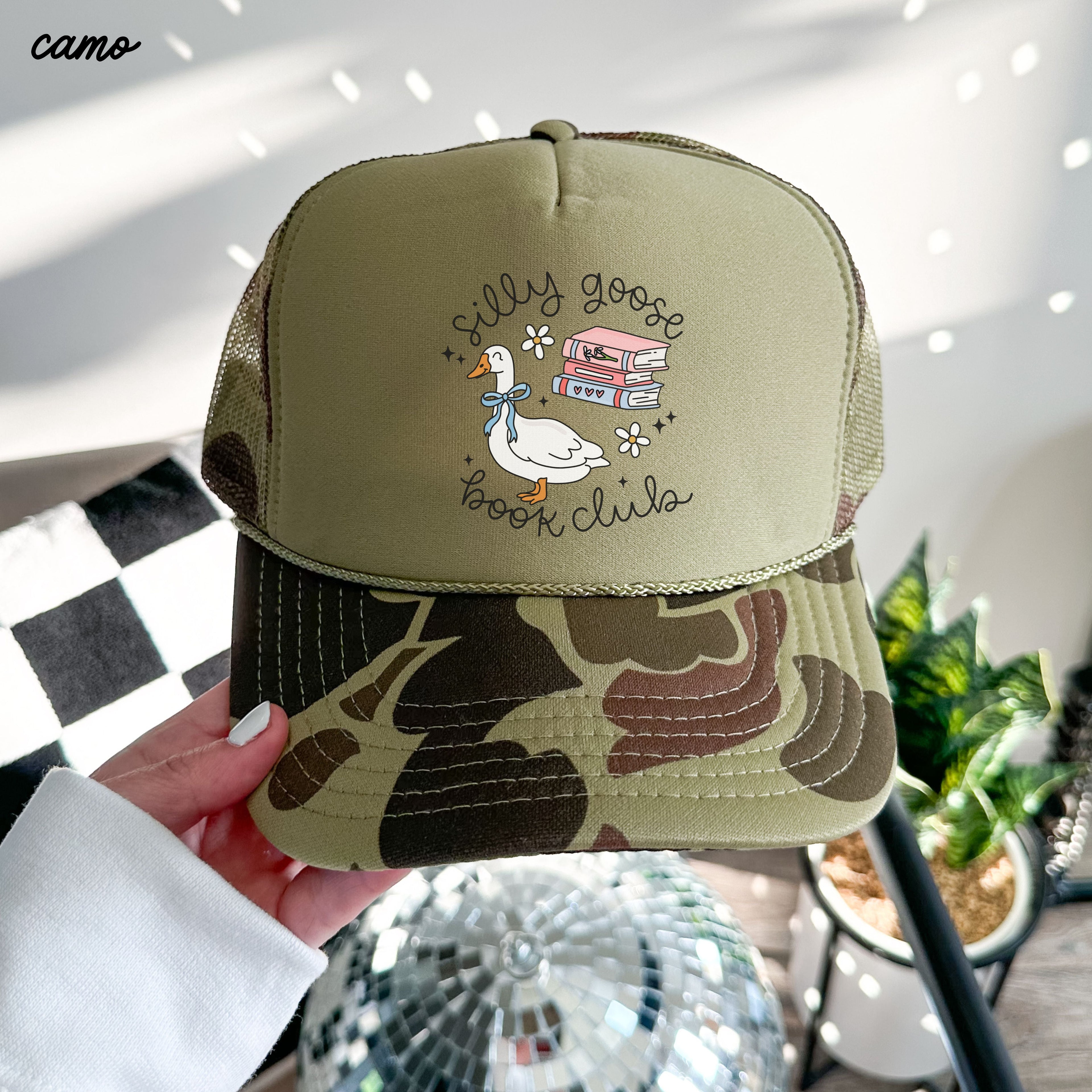 Silly Goose Book Club Trucker Hat *13 COLORS Chloe Vs Tank The Boutique