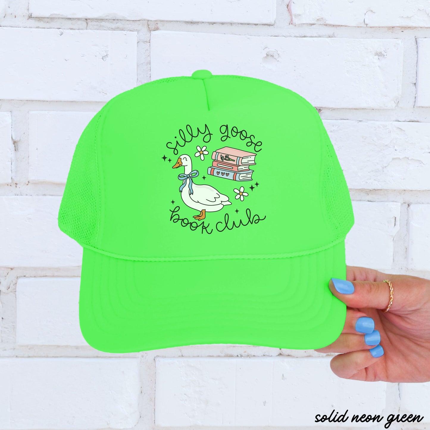 Silly Goose Book Club Trucker Hat *13 COLORS Chloe Vs Tank The Boutique