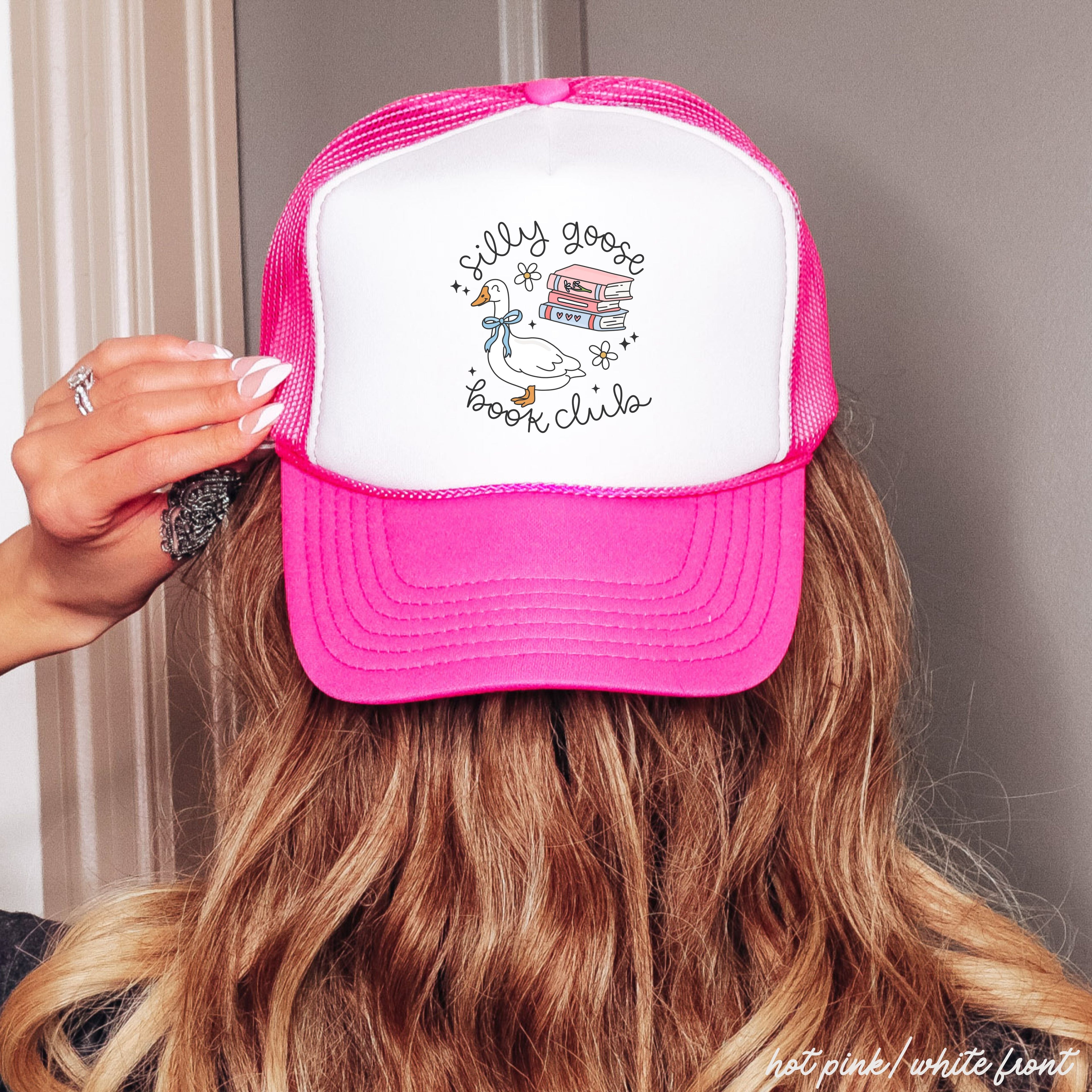 Silly Goose Book Club Trucker Hat *13 COLORS Chloe Vs Tank The Boutique