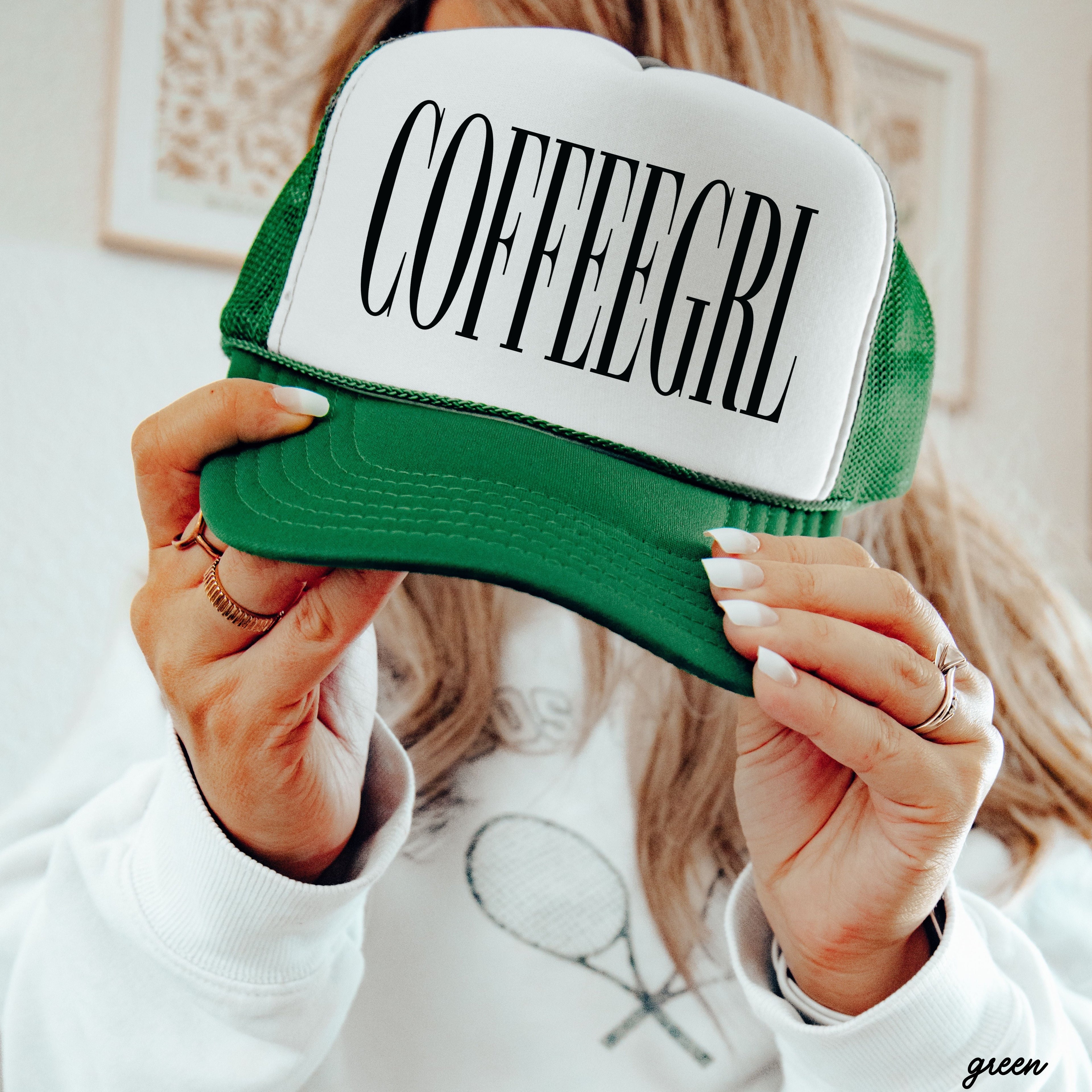 CoffeeGrl Trucker Hat *11 Colors Chloe Vs Tank The Boutique