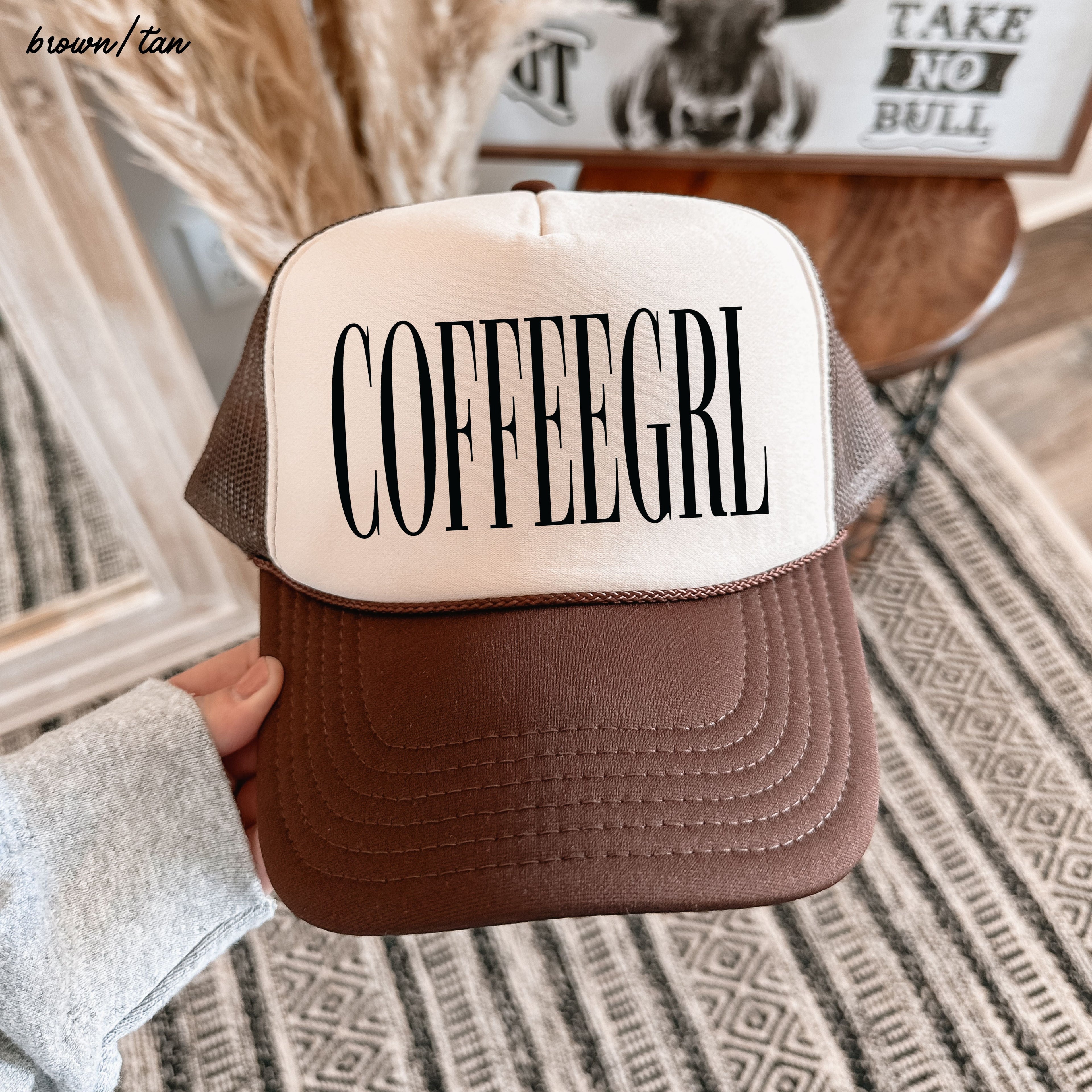 CoffeeGrl Trucker Hat *11 Colors Chloe Vs Tank The Boutique