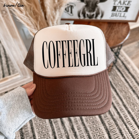 CoffeeGrl Trucker Hat *11 Colors Chloe Vs Tank The Boutique