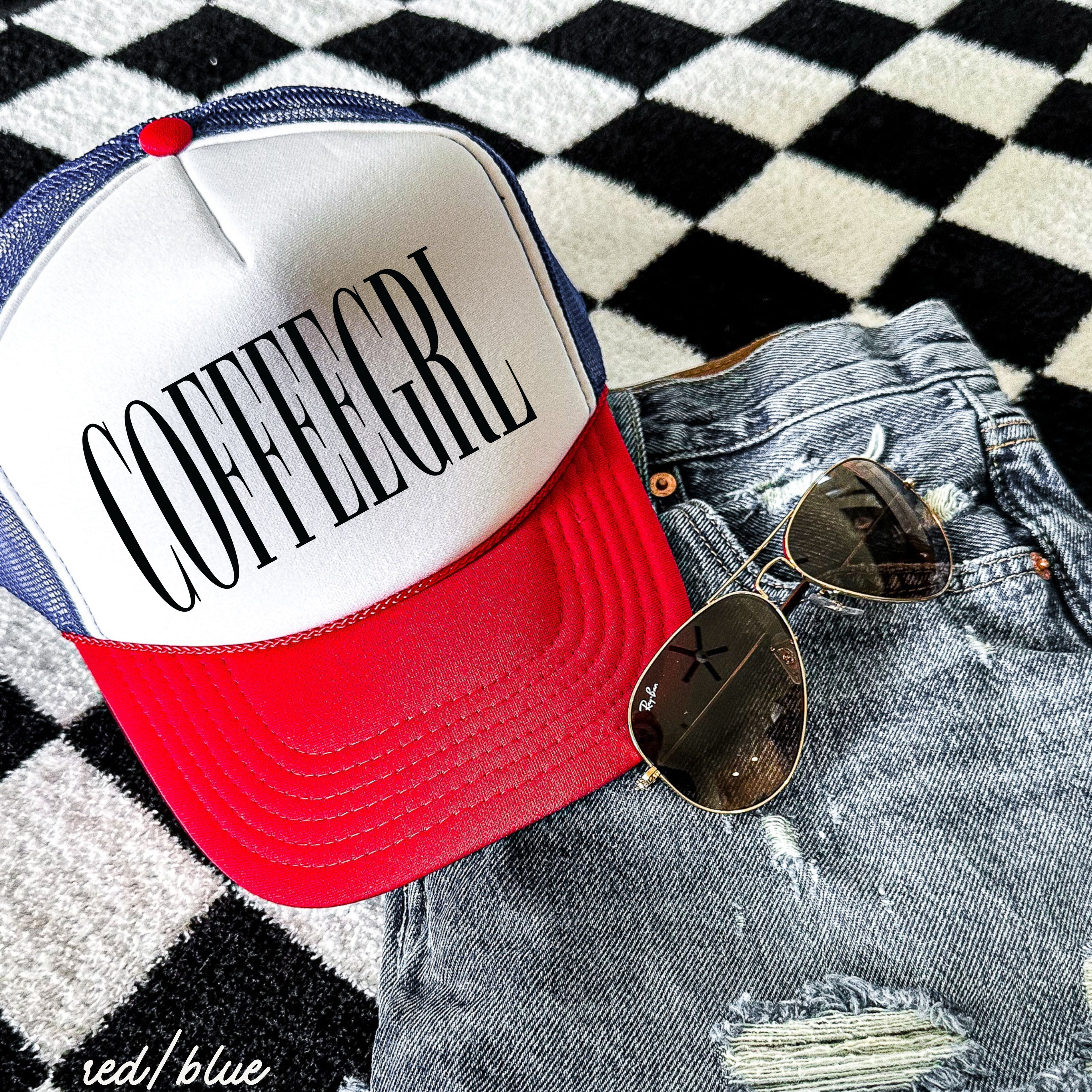 CoffeeGrl Trucker Hat *11 Colors Chloe Vs Tank The Boutique