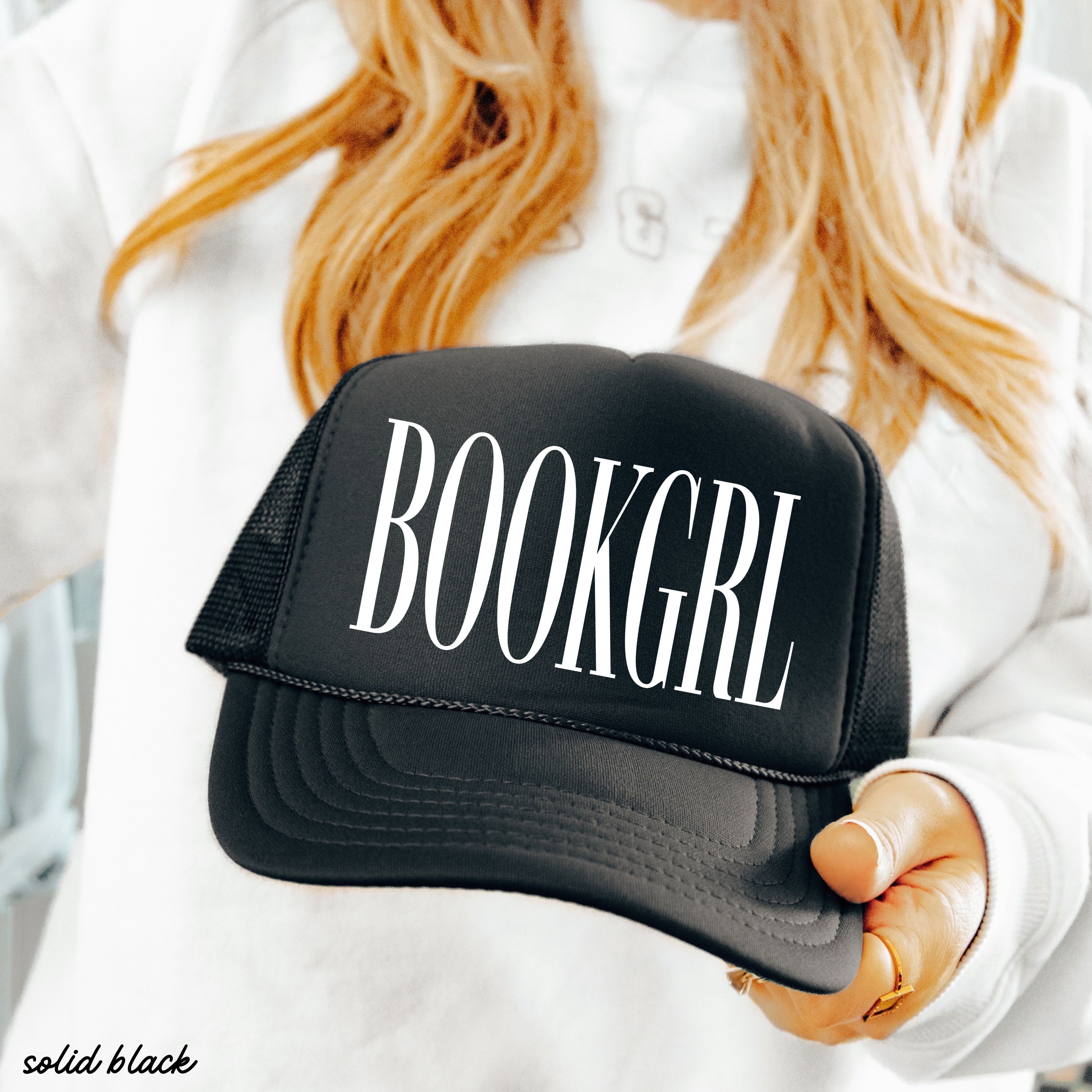 BookGrl Trucker Hat *10 Colors Chloe Vs Tank The Boutique