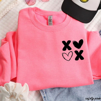 Pocket XOXO Sweatshirt *8 Colors (S-3X) Chloe Vs Tank The Boutique