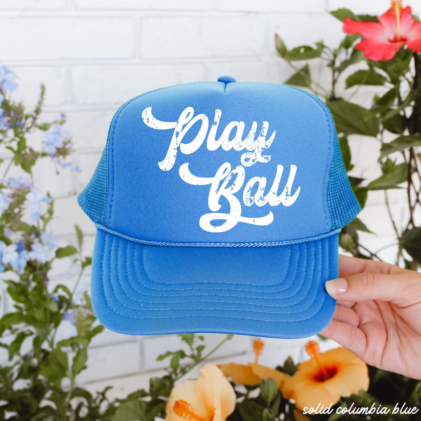 Play Ball Trucker Hat *12 Colors Chloe Vs Tank The Boutique