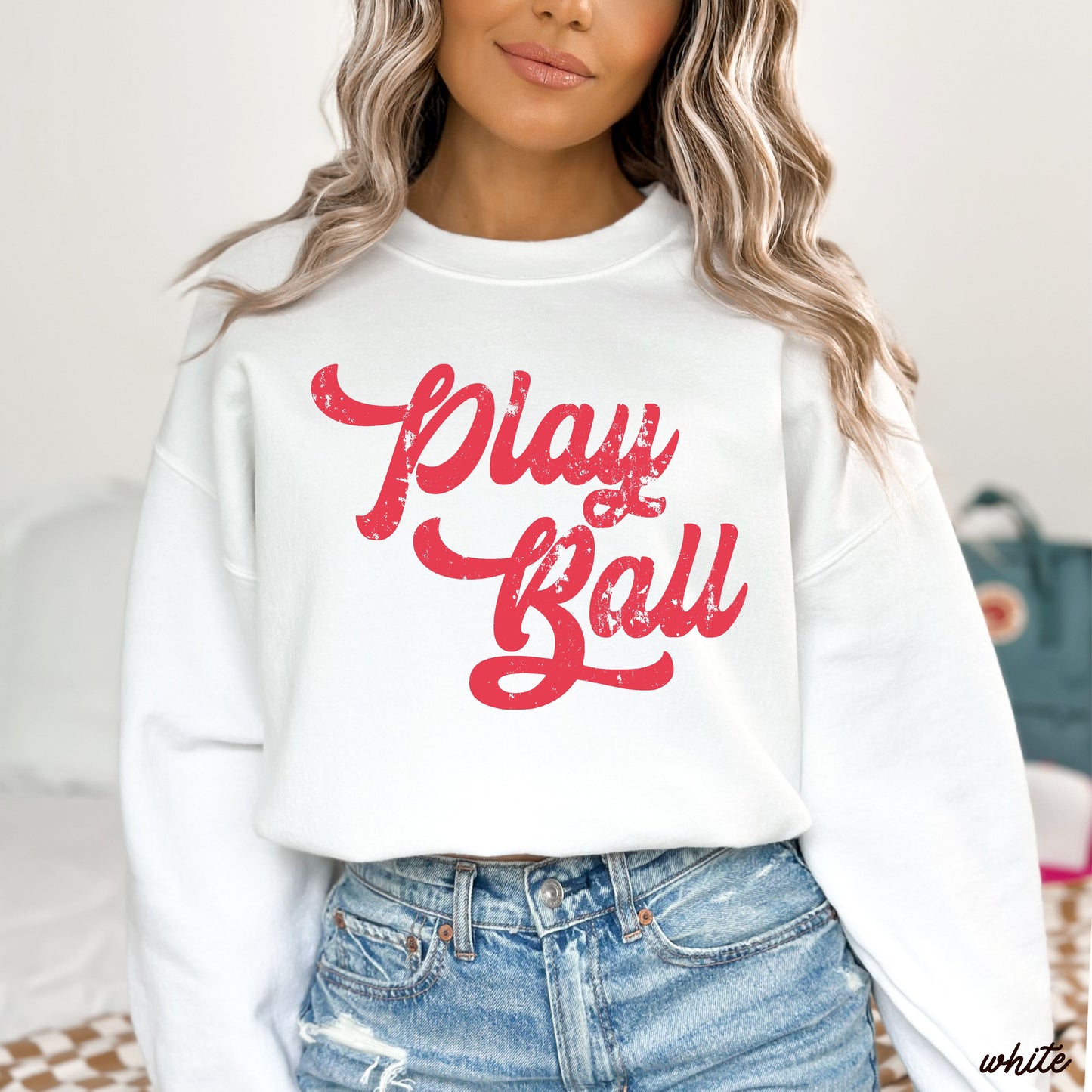 Play Ball Sweatshirt *11 Colors (S-3X) Chloe Vs Tank The Boutique
