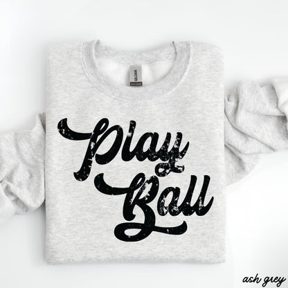 Play Ball Sweatshirt *11 Colors (S-3X) Chloe Vs Tank The Boutique