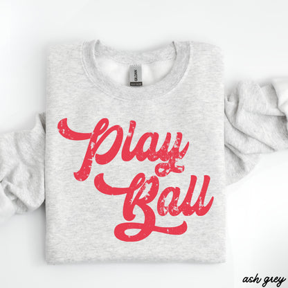 Play Ball Sweatshirt *11 Colors (S-3X) Chloe Vs Tank The Boutique