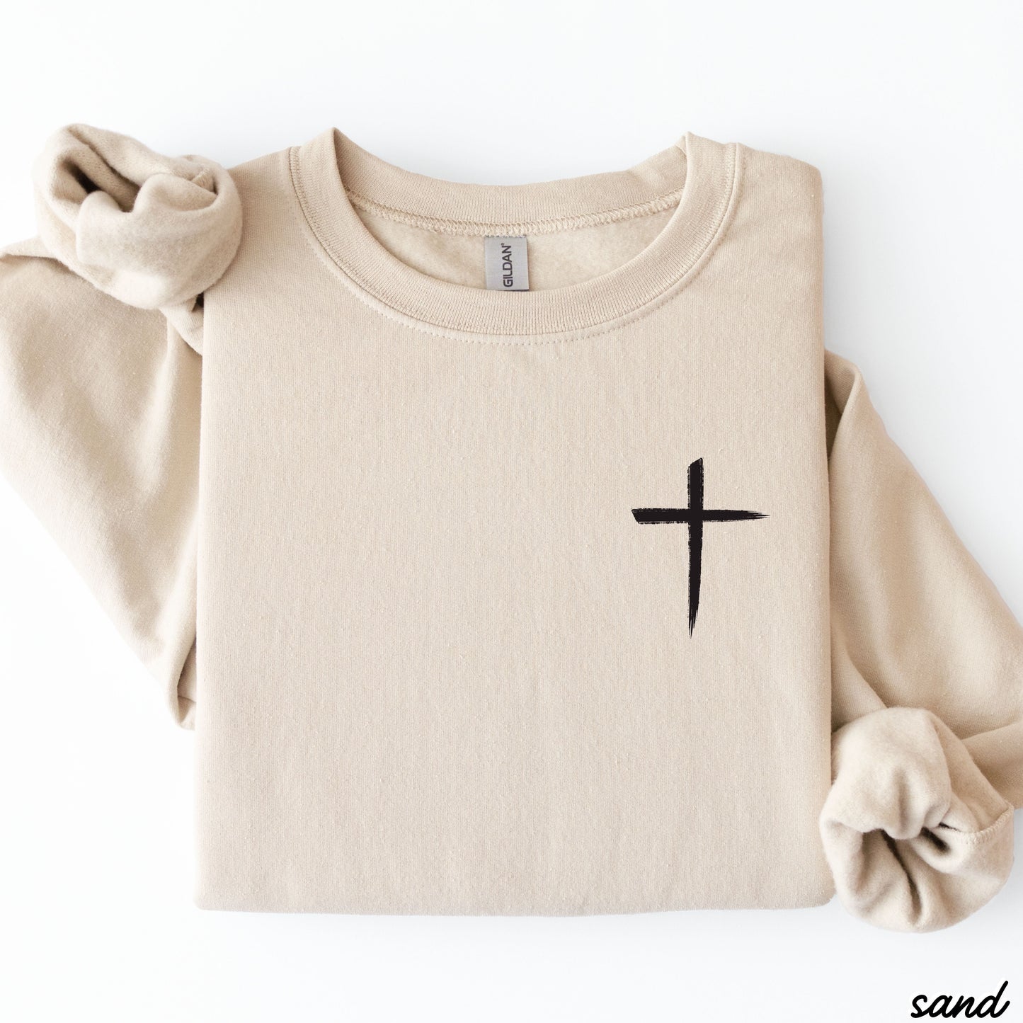 Pocket Cross Sweatshirt *9 Colors (S-3X) Chloe Vs Tank The Boutique