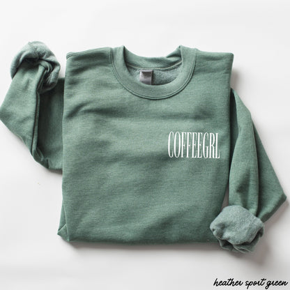 Coffeegrl Sweatshirt *9 Colors (S-3X) Chloe Vs Tank The Boutique