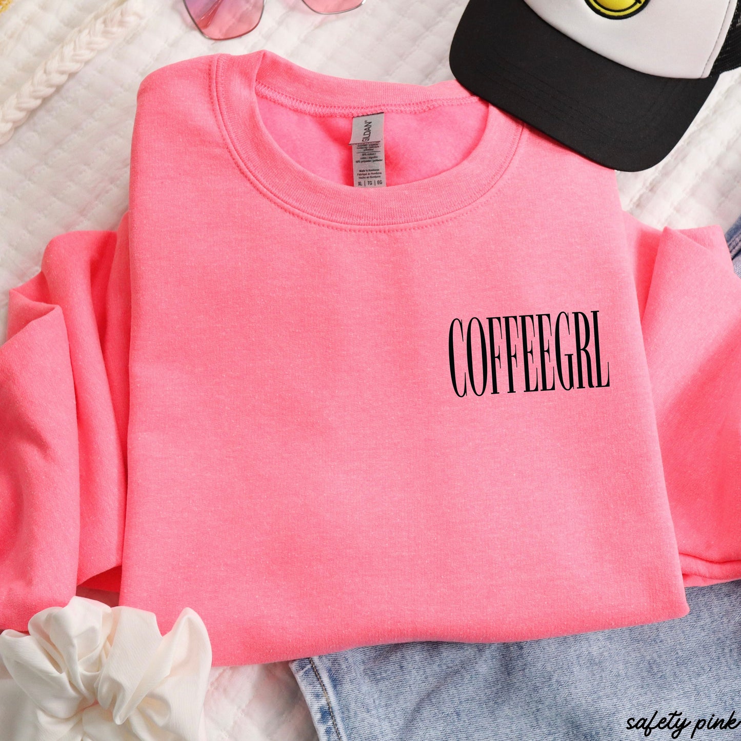 Coffeegrl Sweatshirt *9 Colors (S-3X) Chloe Vs Tank The Boutique