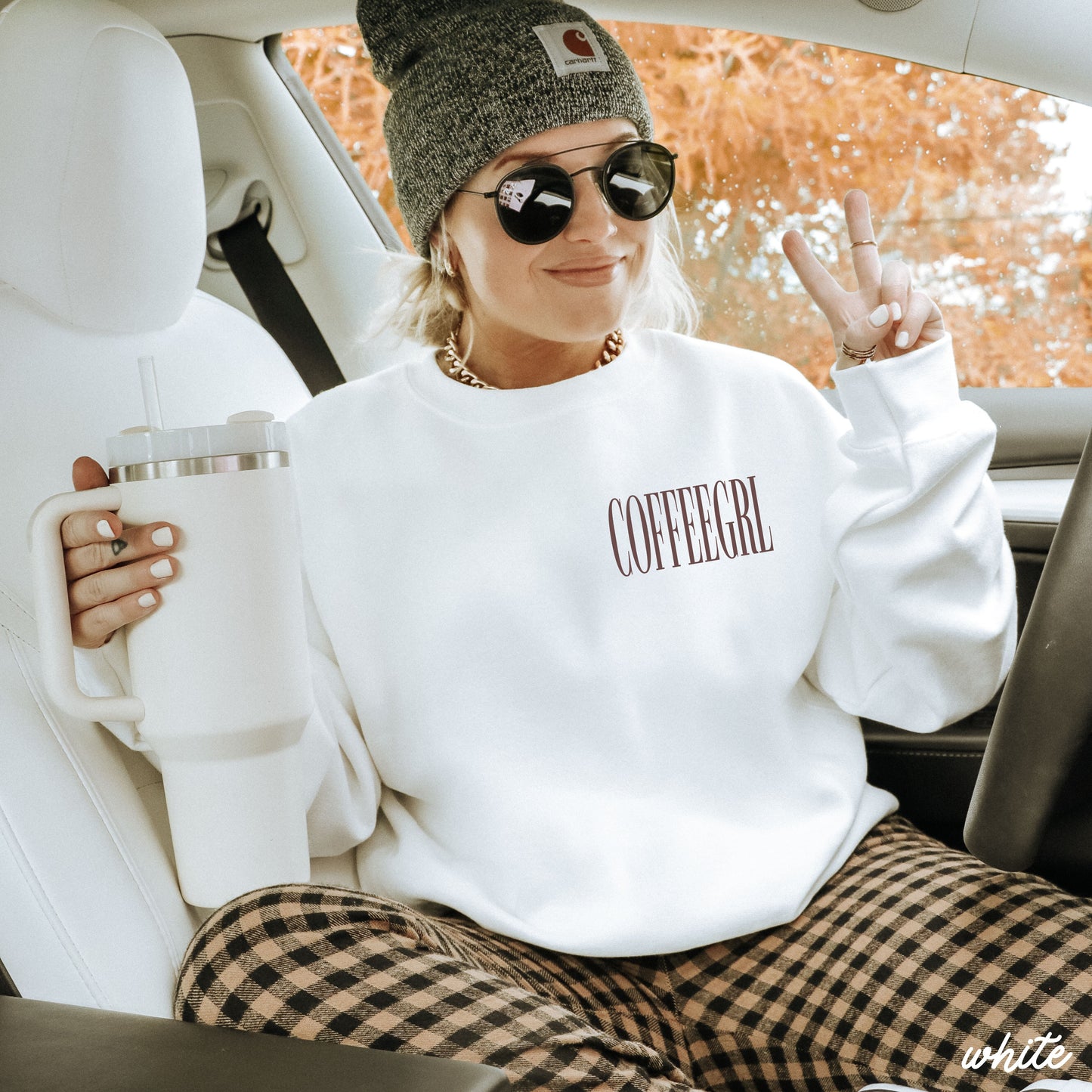 Coffeegrl Sweatshirt *9 Colors (S-3X) Chloe Vs Tank The Boutique