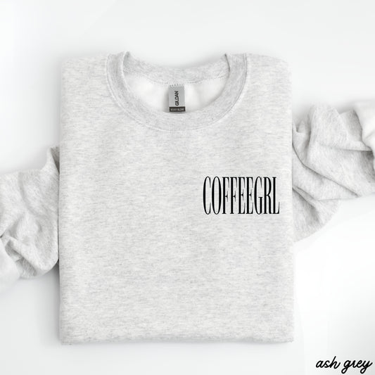 Coffeegrl Sweatshirt *9 Colors (S-3X) Chloe Vs Tank The Boutique
