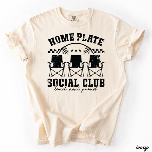 Home Plate Social Club Tee *17 Colors (S-3X) 1 Chloe Vs Tank The Boutique